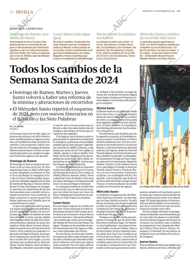 ABC SEVILLA 27-12-2023 página 16