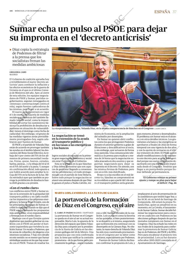 ABC SEVILLA 27-12-2023 página 37