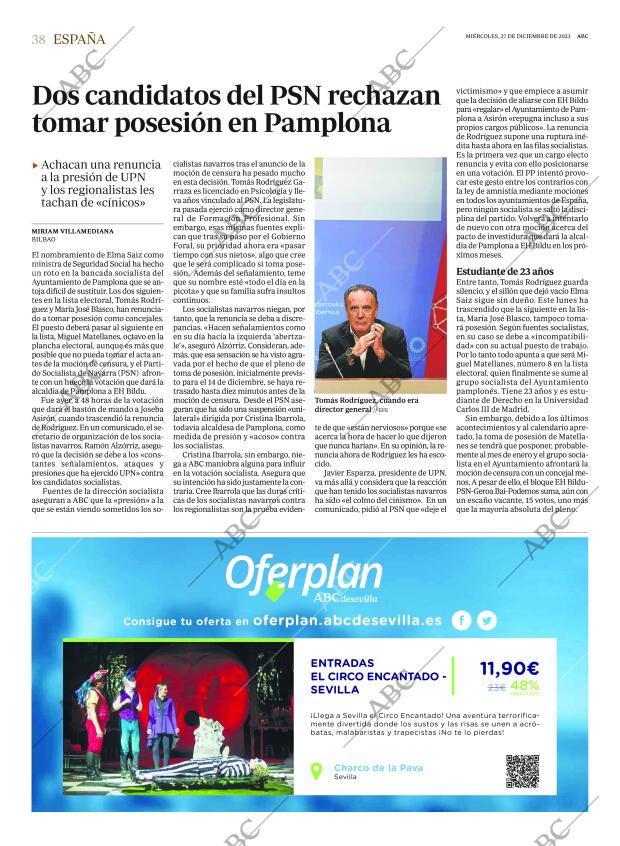 ABC SEVILLA 27-12-2023 página 38
