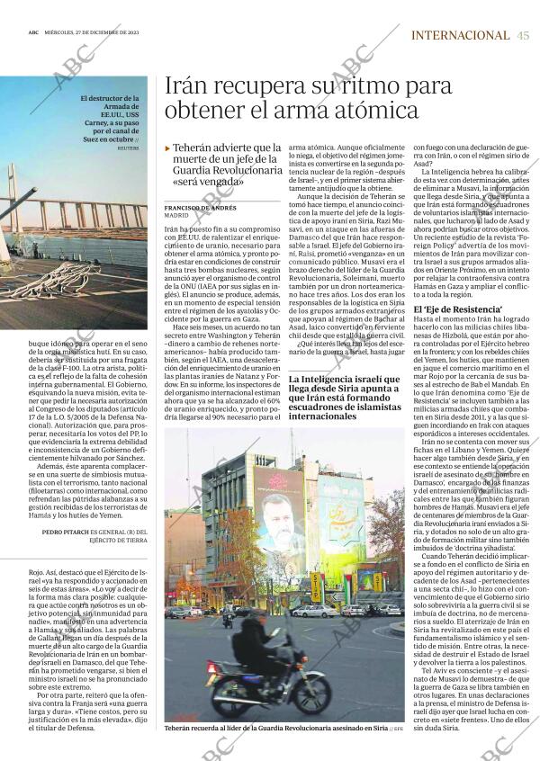 ABC SEVILLA 27-12-2023 página 45