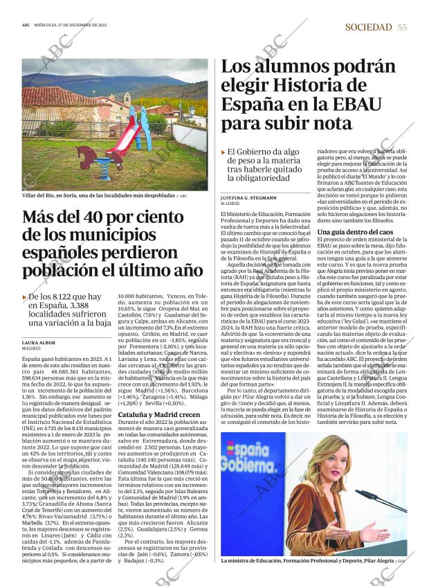 ABC SEVILLA 27-12-2023 página 55