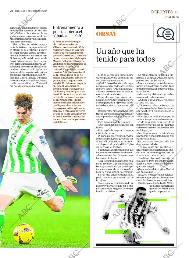 ABC SEVILLA 27-12-2023 página 65