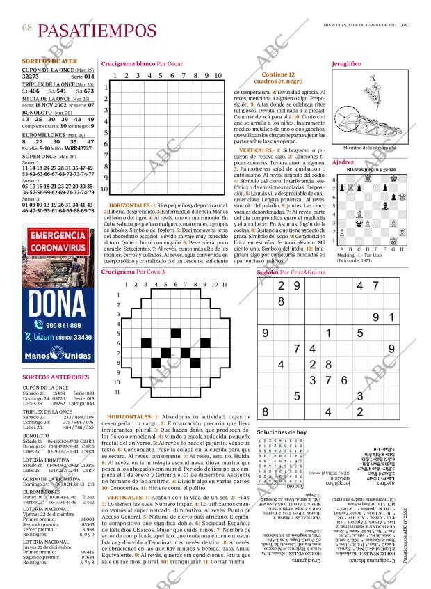 ABC SEVILLA 27-12-2023 página 68