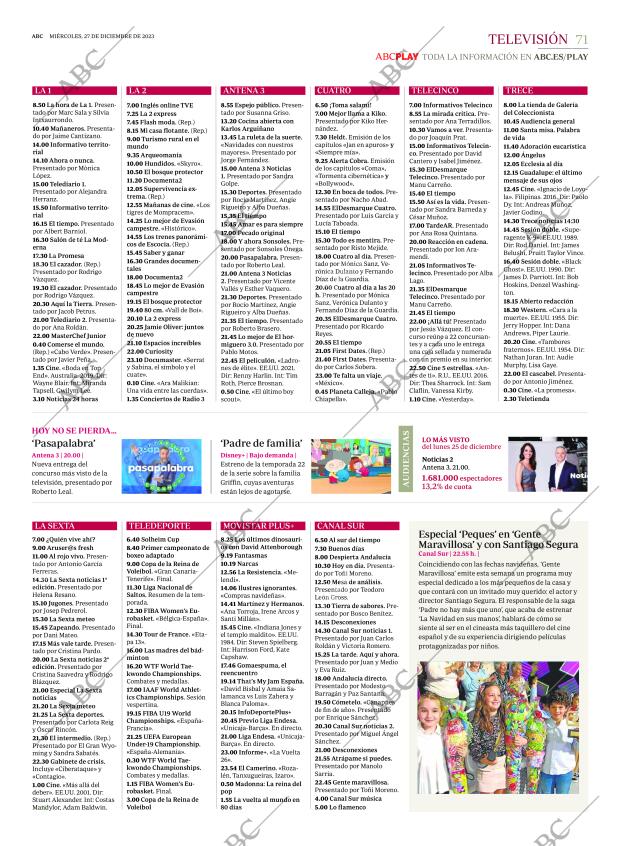 ABC SEVILLA 27-12-2023 página 71