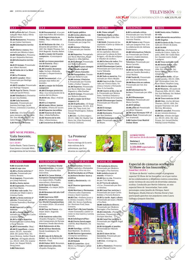 ABC SEVILLA 28-12-2023 página 69