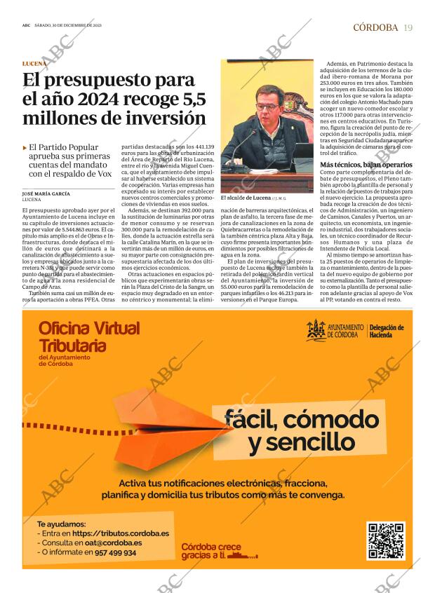 ABC CORDOBA 30-12-2023 página 19