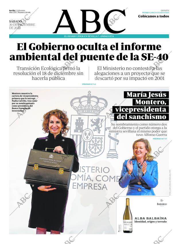 ABC SEVILLA 30-12-2023 página 1