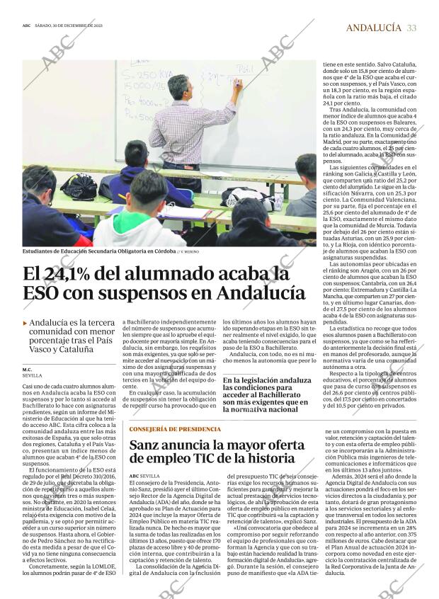 ABC SEVILLA 30-12-2023 página 33