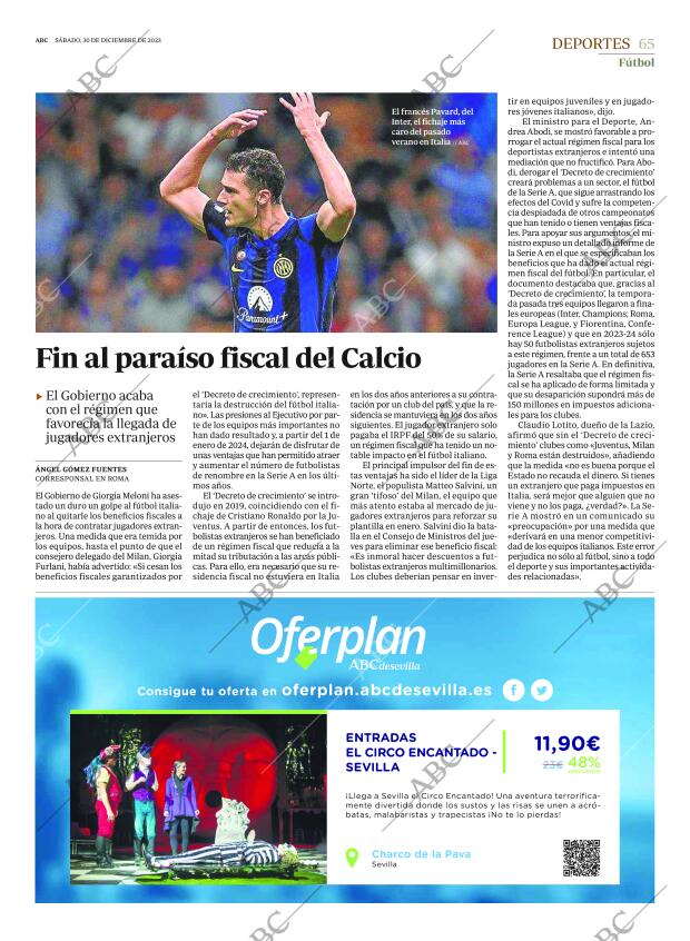 ABC SEVILLA 30-12-2023 página 65