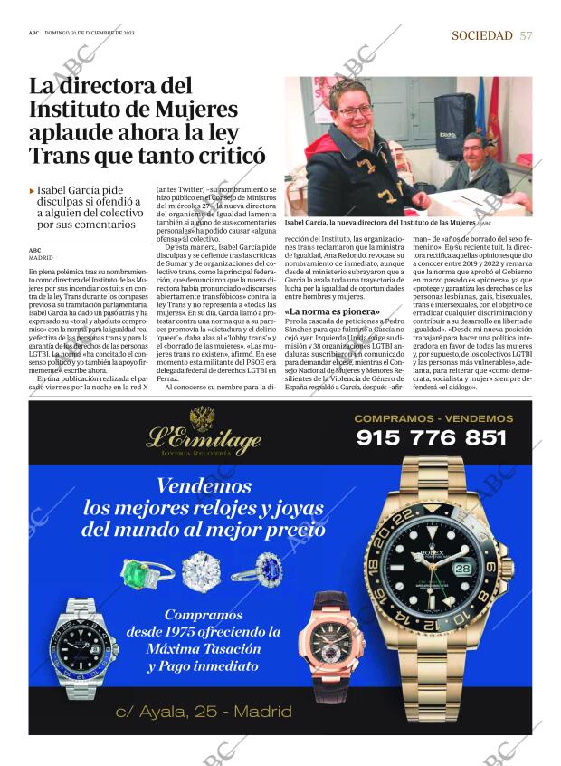 ABC SEVILLA 31-12-2023 página 57