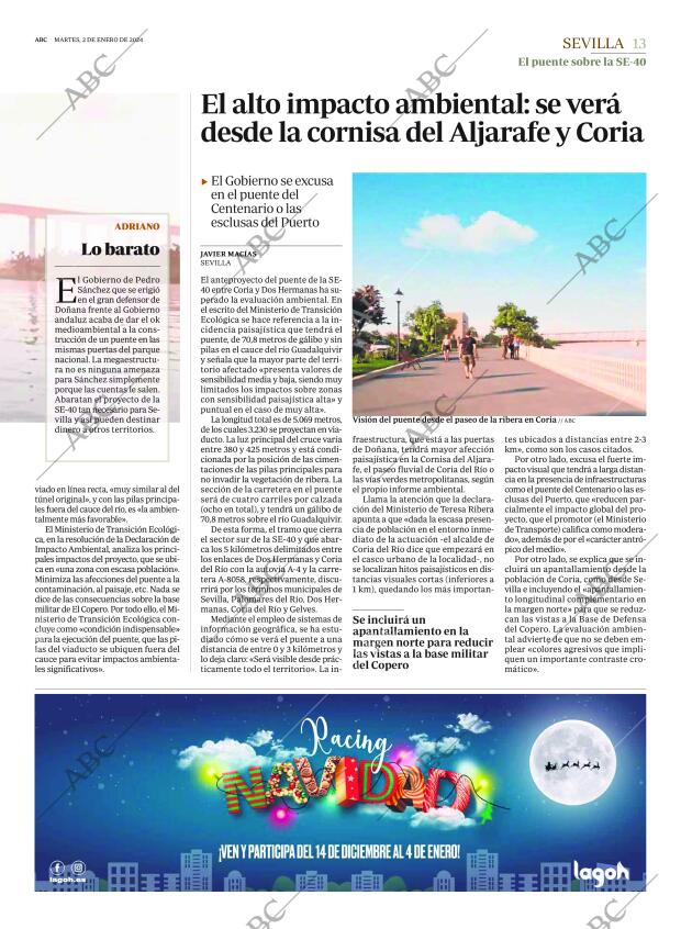 ABC SEVILLA 02-01-2024 página 13