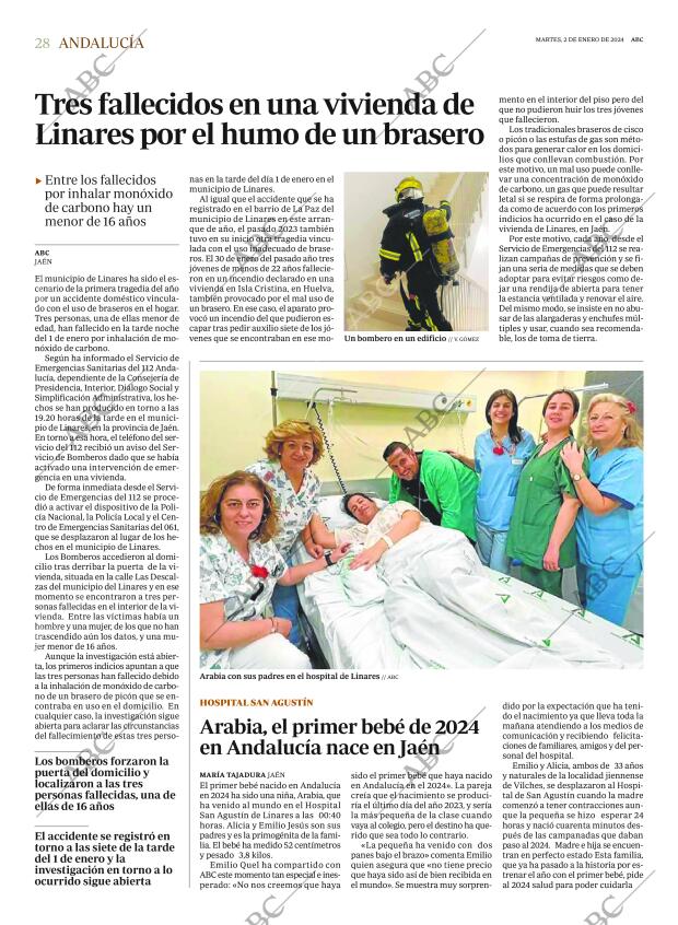 ABC SEVILLA 02-01-2024 página 28