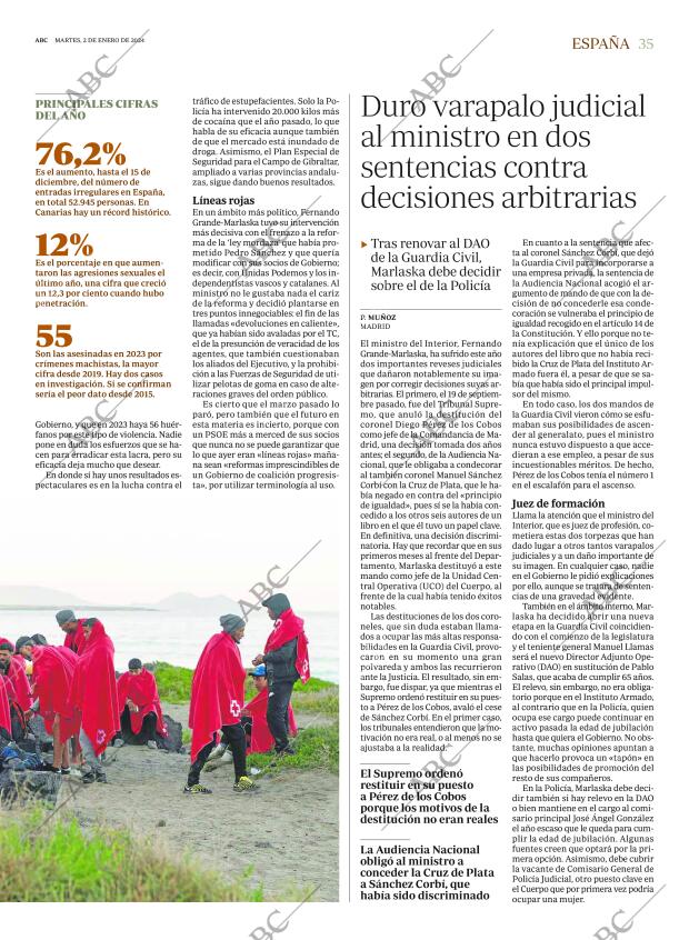 ABC SEVILLA 02-01-2024 página 35