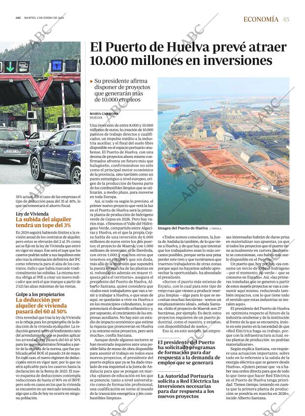 ABC SEVILLA 02-01-2024 página 45
