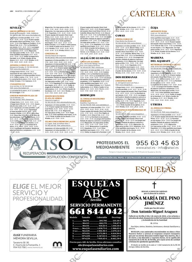 ABC SEVILLA 02-01-2024 página 57