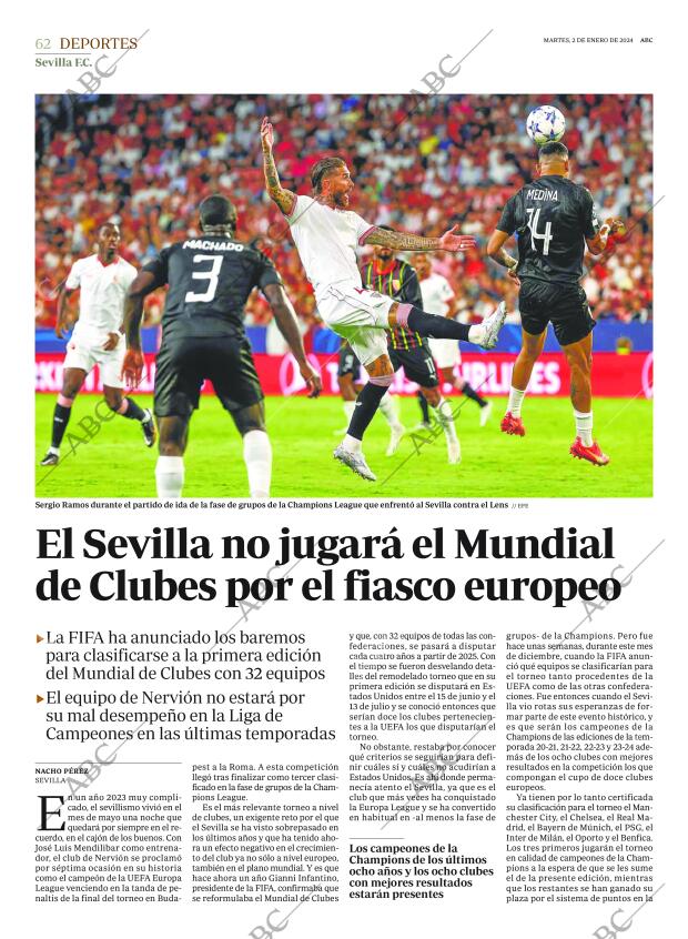 ABC SEVILLA 02-01-2024 página 62