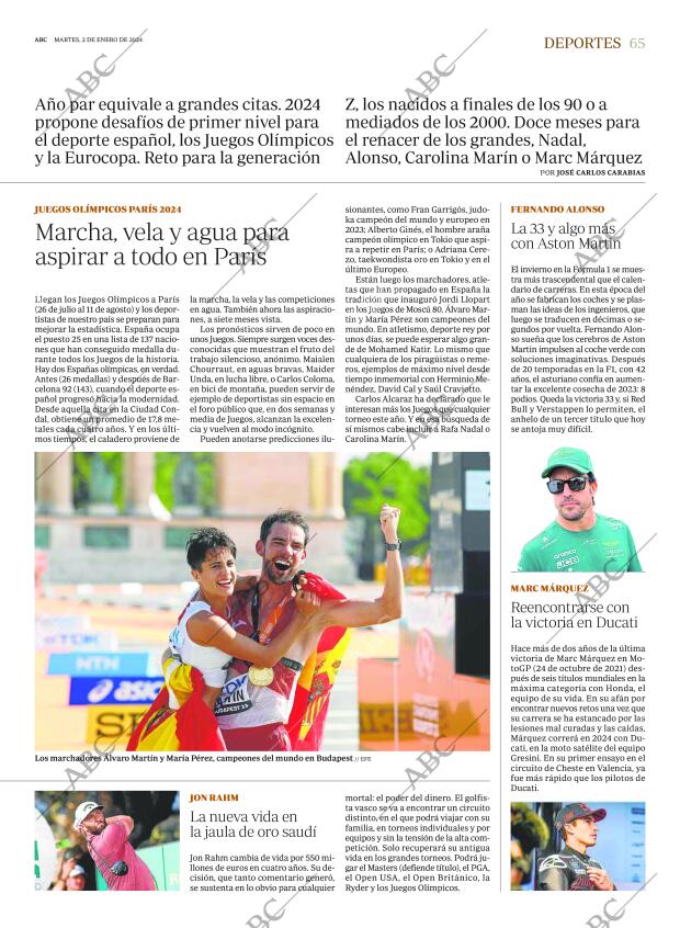 ABC SEVILLA 02-01-2024 página 65