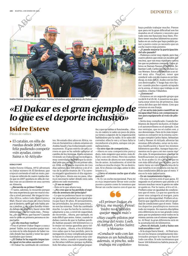 ABC SEVILLA 02-01-2024 página 67