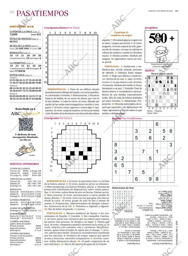 ABC SEVILLA 02-01-2024 página 68