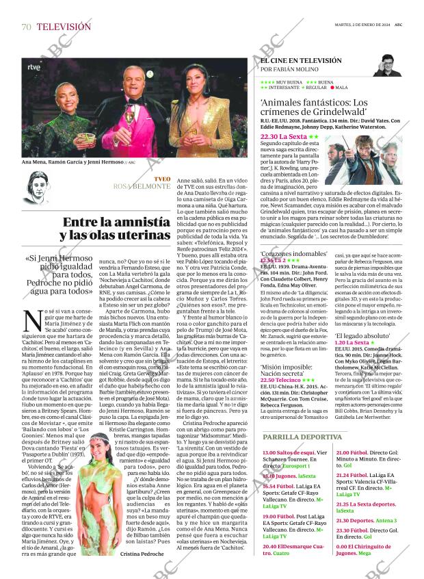 ABC SEVILLA 02-01-2024 página 70