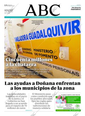 ABC SEVILLA 03-01-2024 página 1