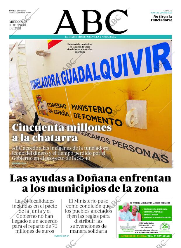 ABC SEVILLA 03-01-2024 página 1