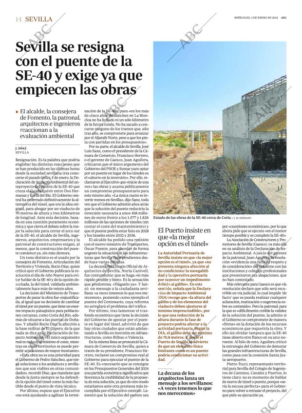 ABC SEVILLA 03-01-2024 página 14
