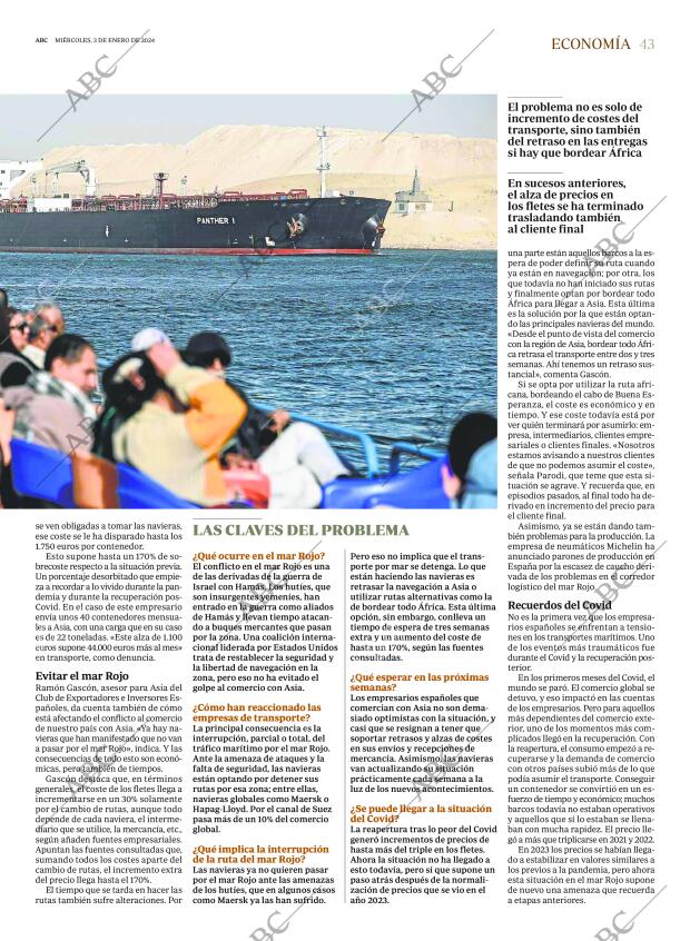 ABC SEVILLA 03-01-2024 página 43