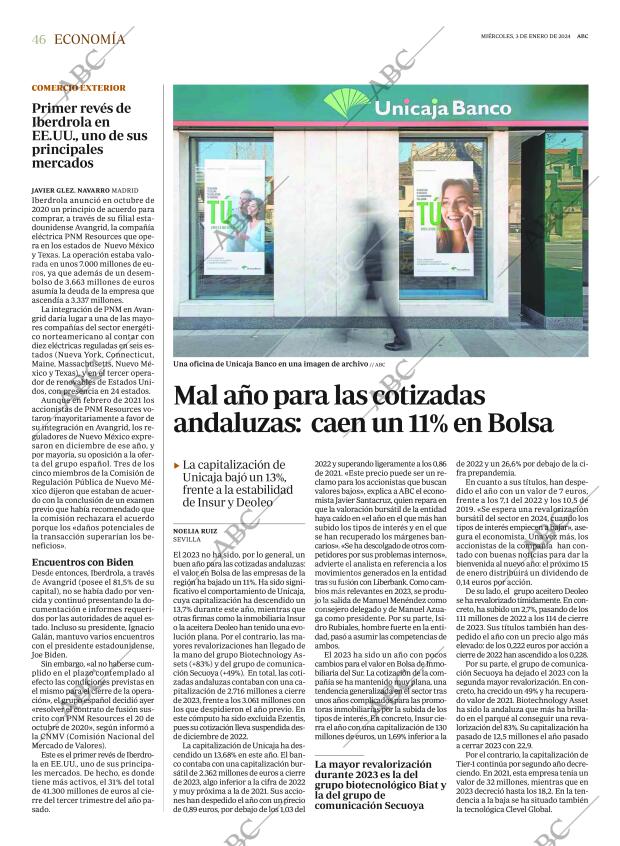 ABC SEVILLA 03-01-2024 página 46