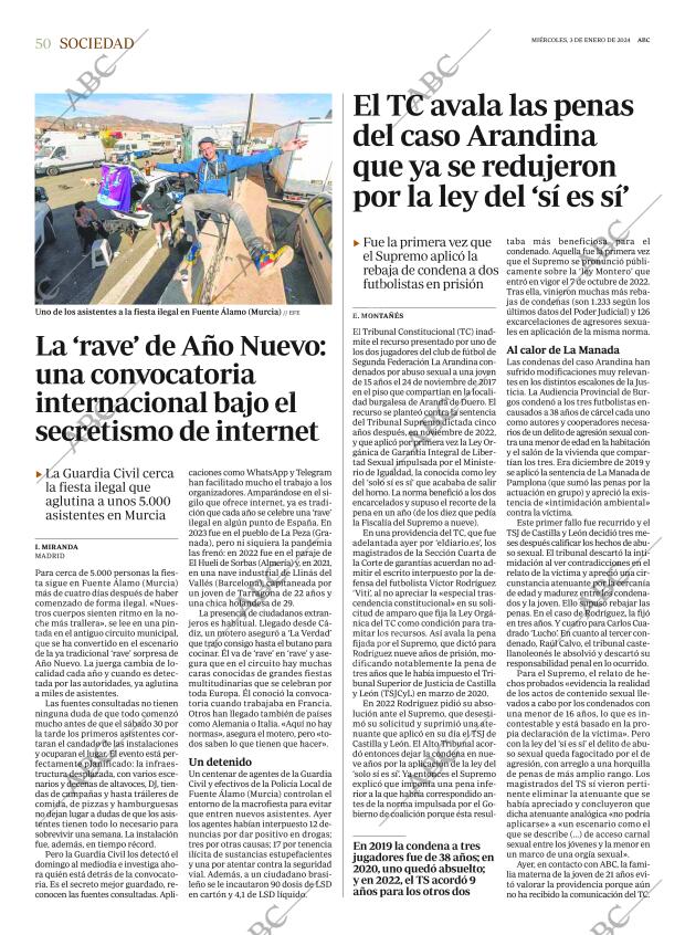 ABC SEVILLA 03-01-2024 página 50