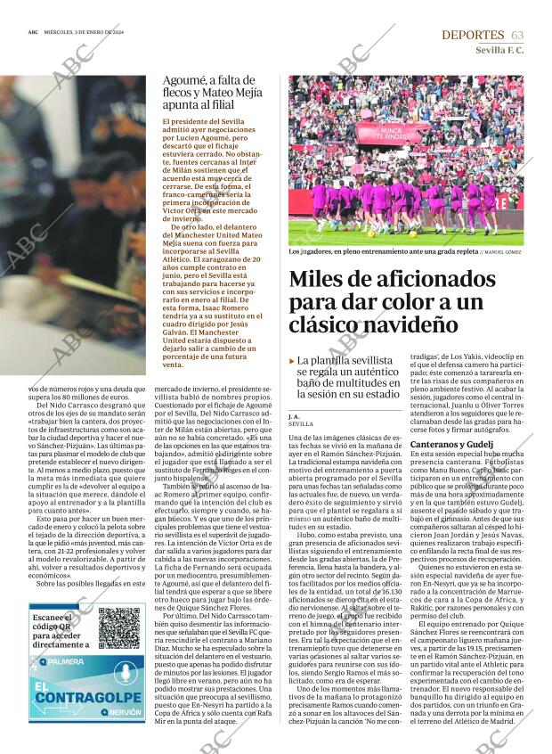 ABC SEVILLA 03-01-2024 página 63