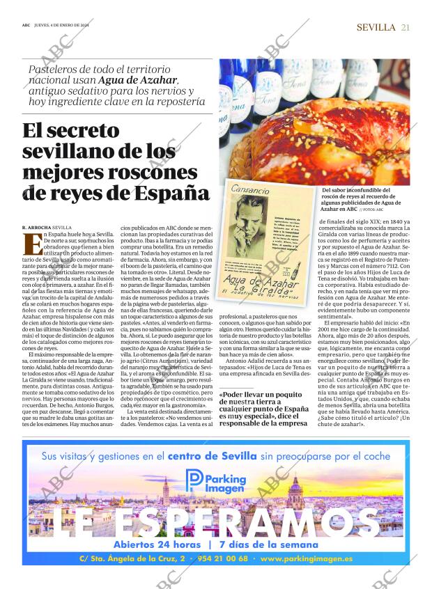 ABC SEVILLA 04-01-2024 página 21