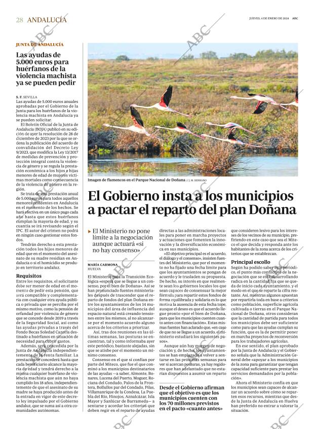 ABC SEVILLA 04-01-2024 página 28