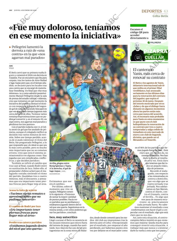 ABC SEVILLA 04-01-2024 página 63