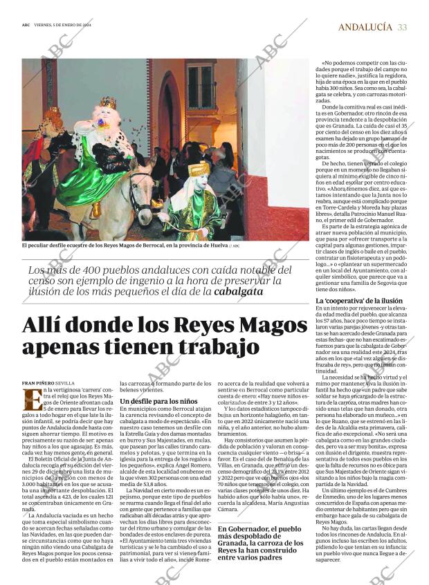 ABC SEVILLA 05-01-2024 página 33