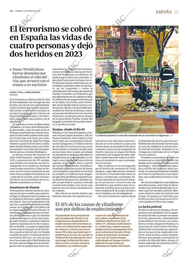 ABC SEVILLA 05-01-2024 página 39
