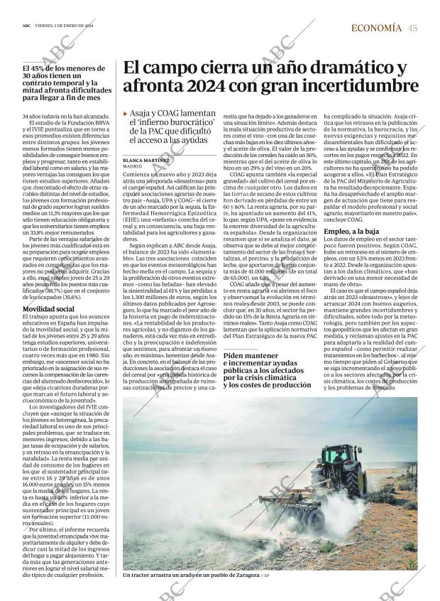 ABC SEVILLA 05-01-2024 página 45