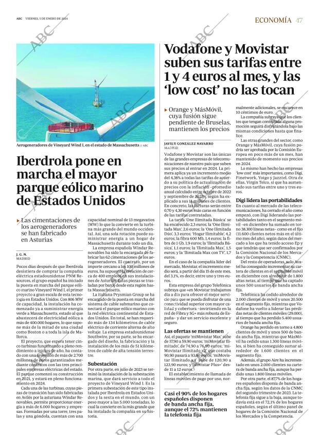 ABC SEVILLA 05-01-2024 página 47