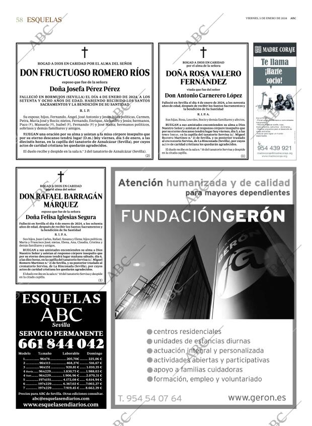 ABC SEVILLA 05-01-2024 página 58