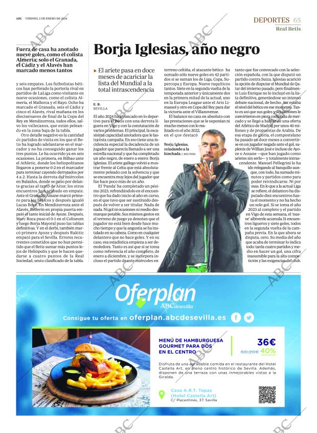 ABC SEVILLA 05-01-2024 página 65