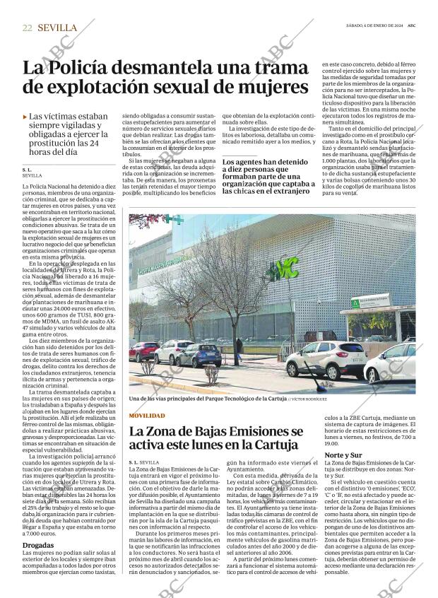 ABC SEVILLA 06-01-2024 página 22