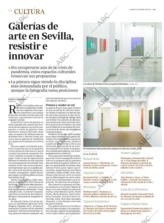 ABC SEVILLA 06-01-2024 página 54