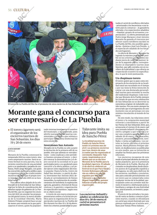 ABC SEVILLA 06-01-2024 página 56