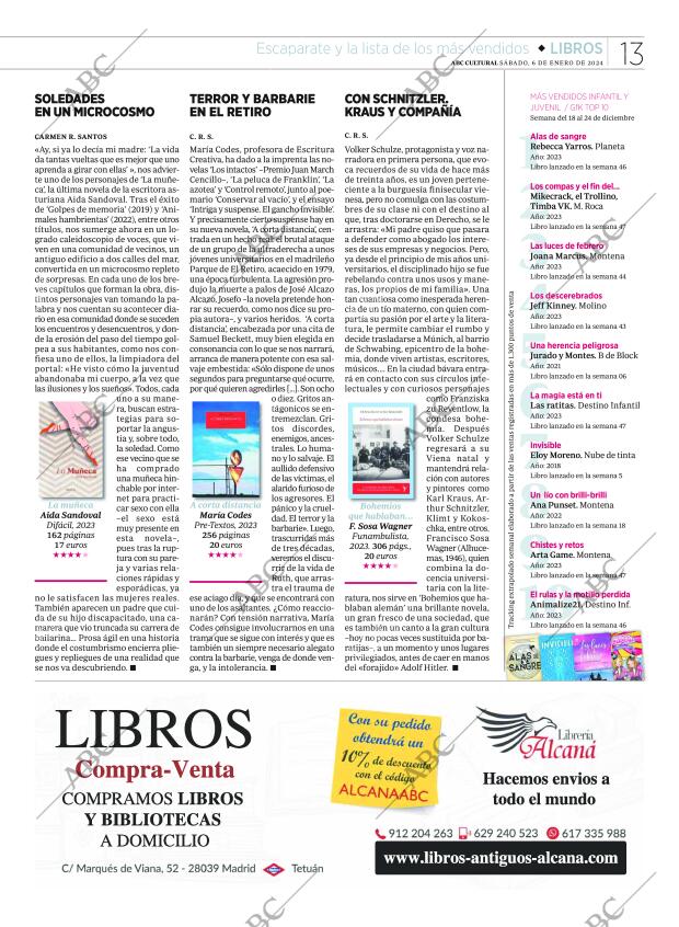 CULTURAL MADRID 06-01-2024 página 13