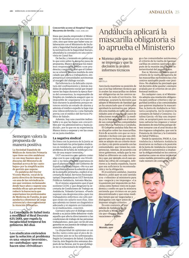 ABC SEVILLA 10-01-2024 página 25