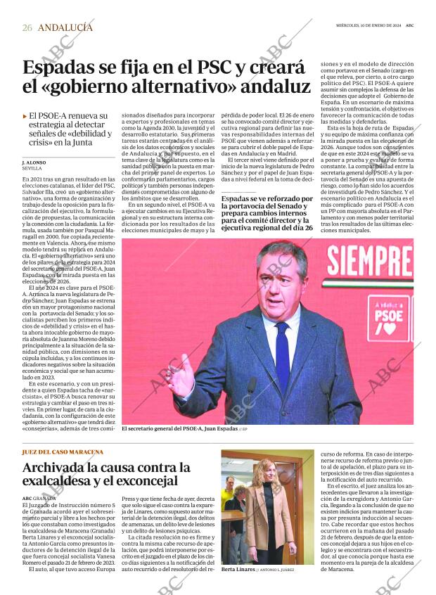 ABC SEVILLA 10-01-2024 página 26
