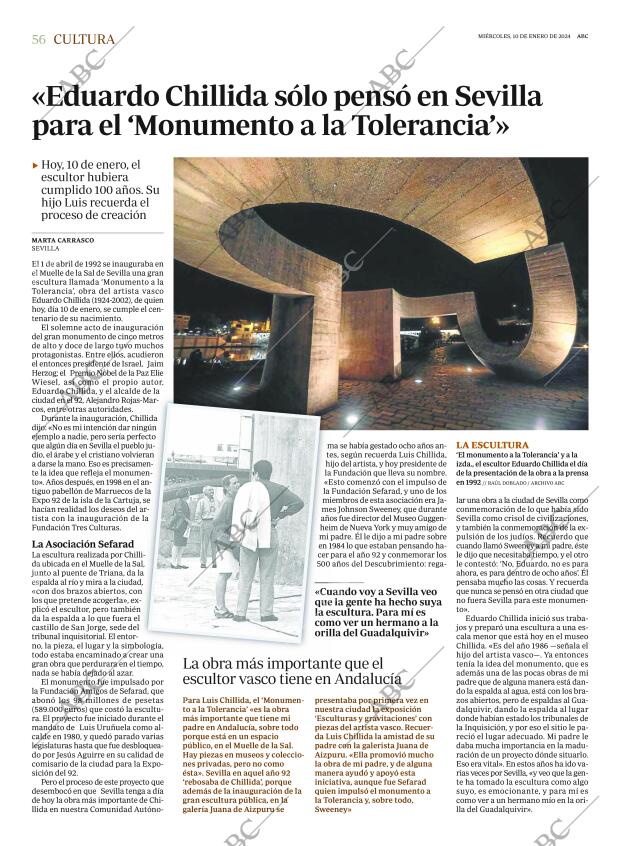 ABC SEVILLA 10-01-2024 página 56