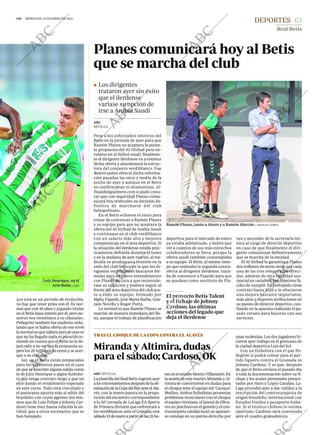 ABC SEVILLA 10-01-2024 página 63