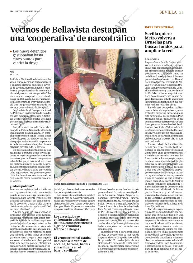 ABC SEVILLA 11-01-2024 página 21