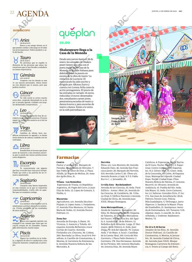 ABC SEVILLA 11-01-2024 página 22